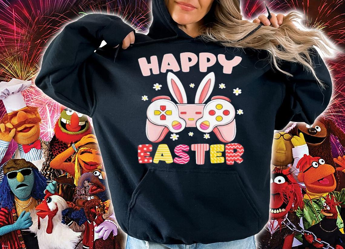 Happy Easter Day Video Game Controller Bunny Gamer Boys Shirt t-shirt