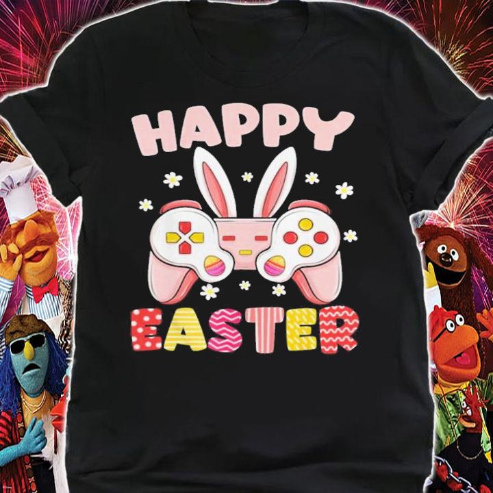 Happy Easter Day Video Game Controller Bunny Gamer Boys Shirt t-shirt