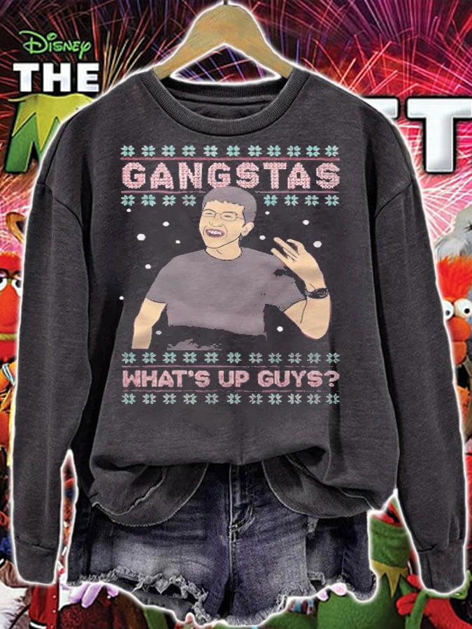 I Am McLovin Tacky Christmas Gangstas what's up guys shirt t-shirt sweatshirt