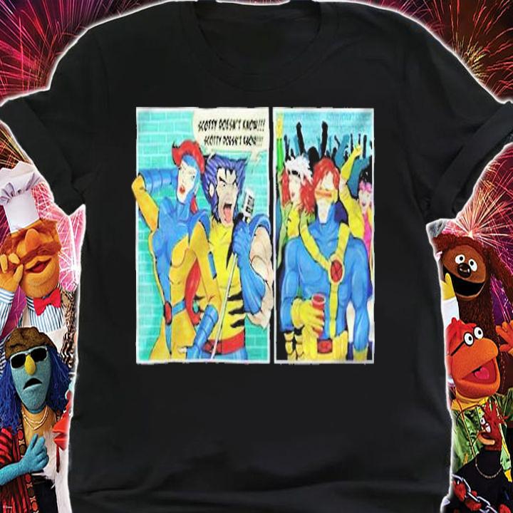 Jean Grey and Performance Scotty doesn't know T-shirt t-shirt shirt