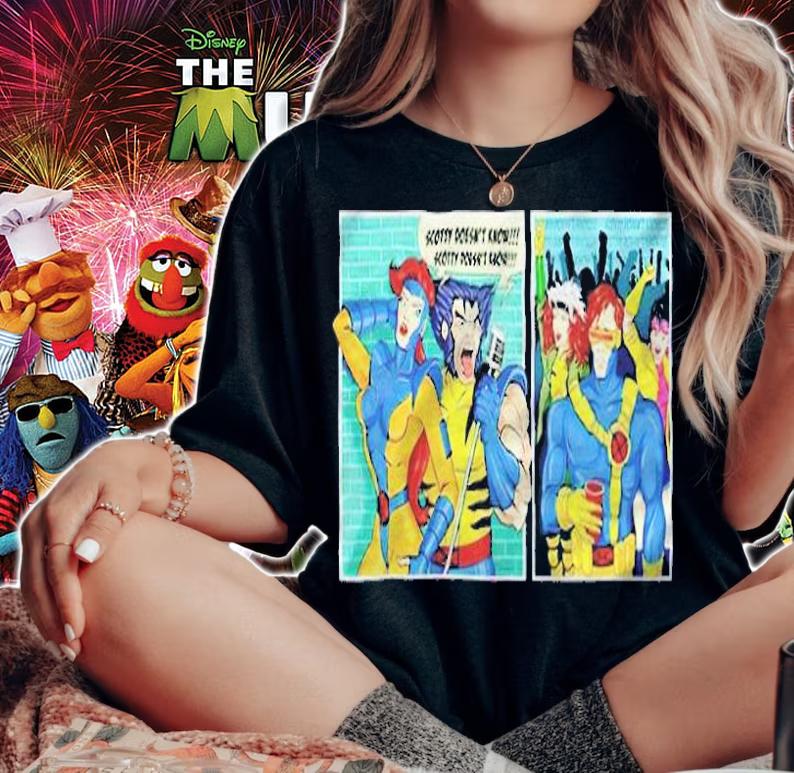 Jean Grey and Performance Scotty doesn't know T-shirt t-shirt woman shirt