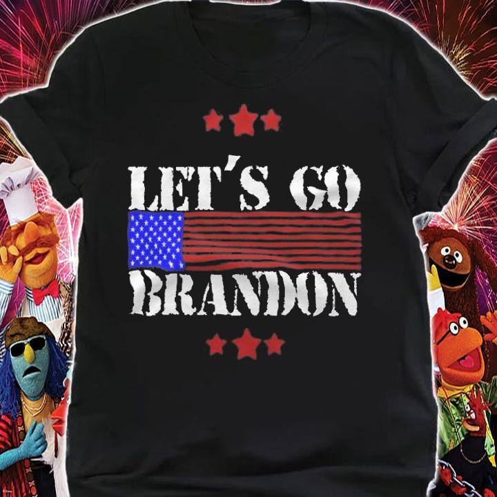 Let's Go Brandon Biden Chant USA Flag T-Shirt t-shirt shirt