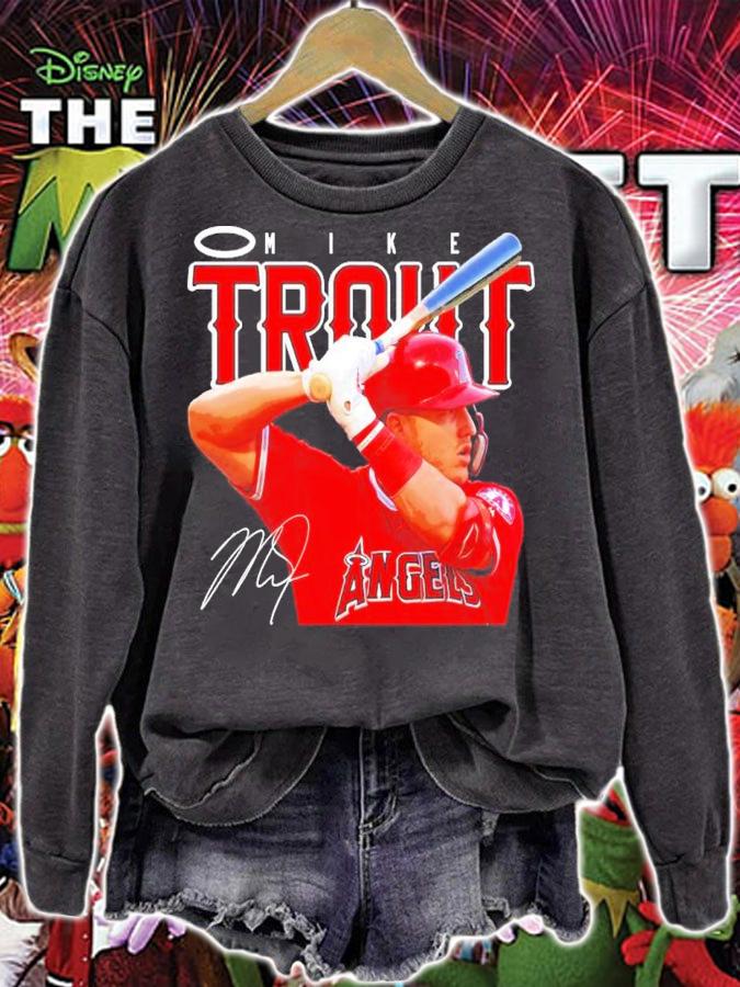 Mike Trout Los Angeles Angels Baseball Shirt t-shirt sweatshirt