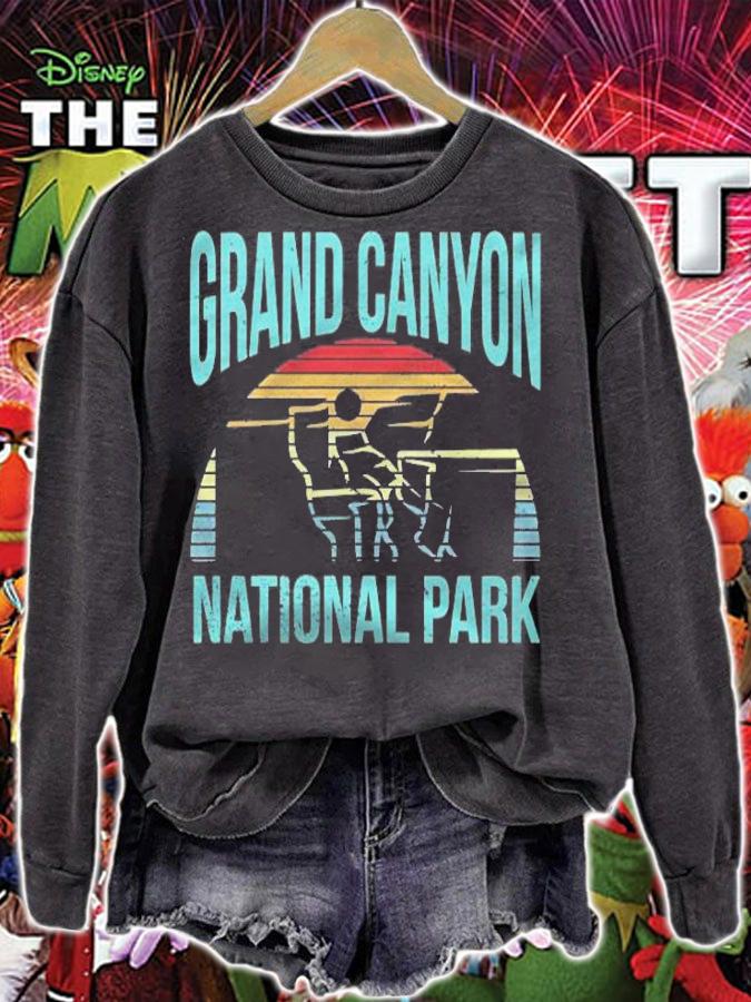 Retro Vintage National Park Grand Canyon National Park Pullover Shirt t-shirt