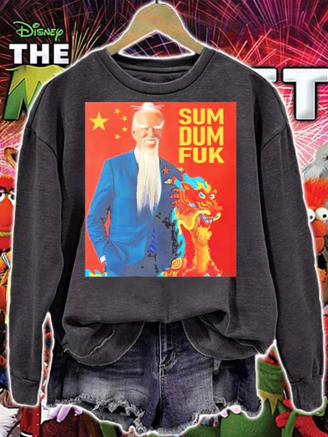 Trending Joe Biden Sum Dum Fuk Shirt t-shirt