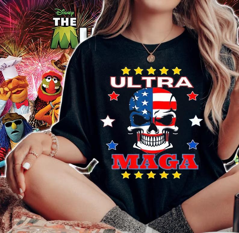 Ultra MAGA Funny Pro Trump Maga Ultra Maga 2024 T-Shirt t-shirt