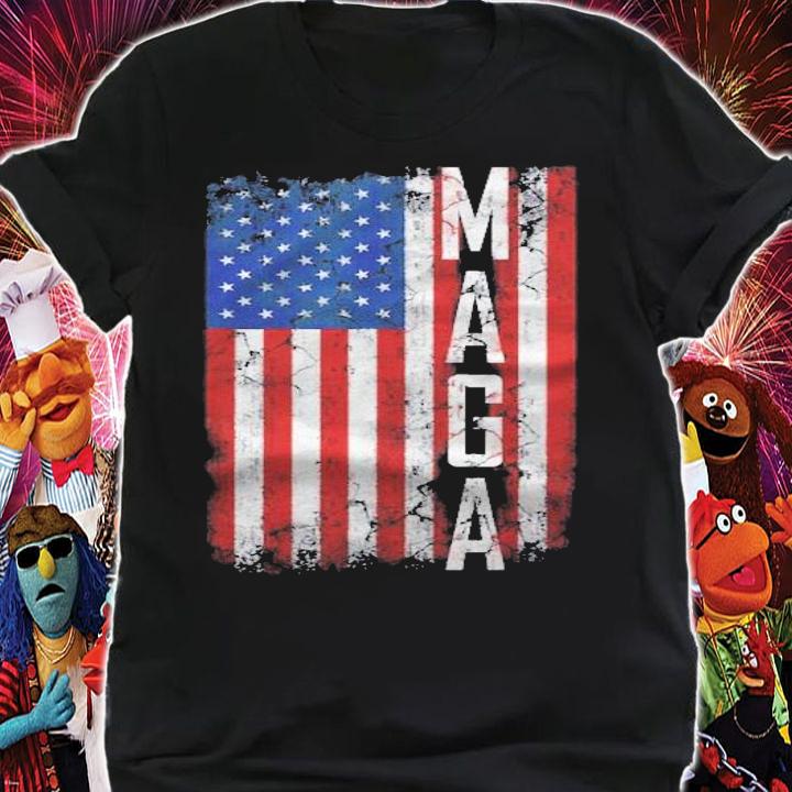 Vintage Grunge Maga American Flag Lover Funny Gift Shirt t-shirt shirt