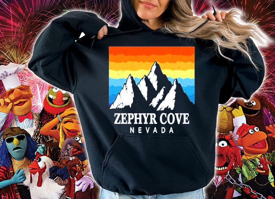 Vintage Zephyr Cove Nevada Mountain Hiking Souvenir Print T-Shirt t-shirt hoodie