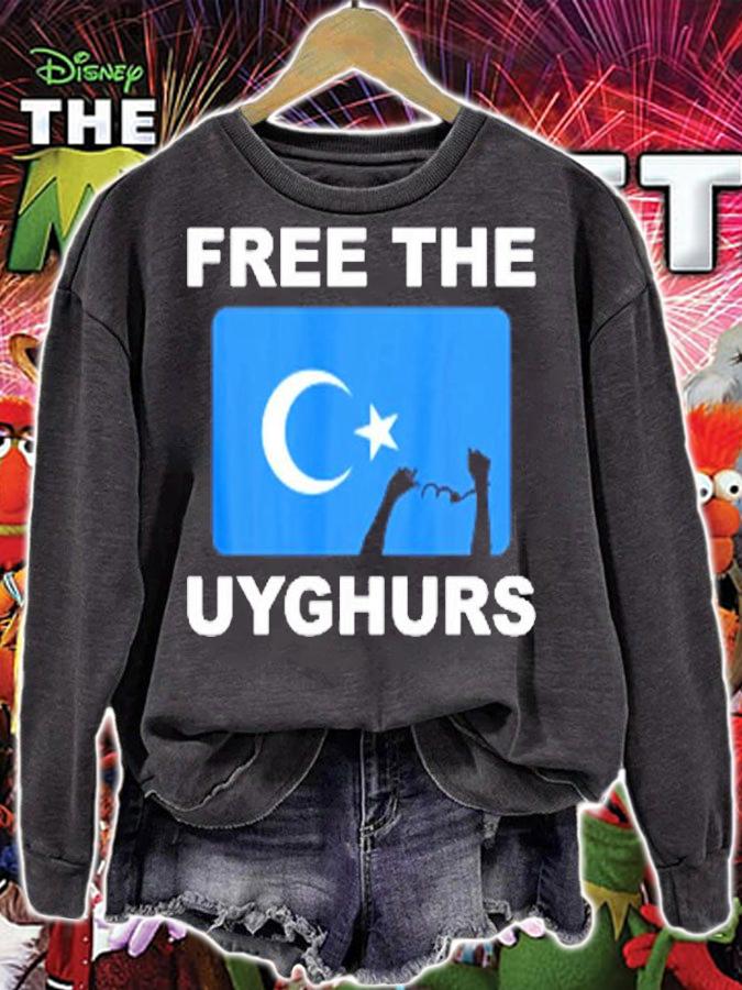 Free the Uyghurs Support Uighur Rights and Freedom T-Shirt t-shirt sweatshirt