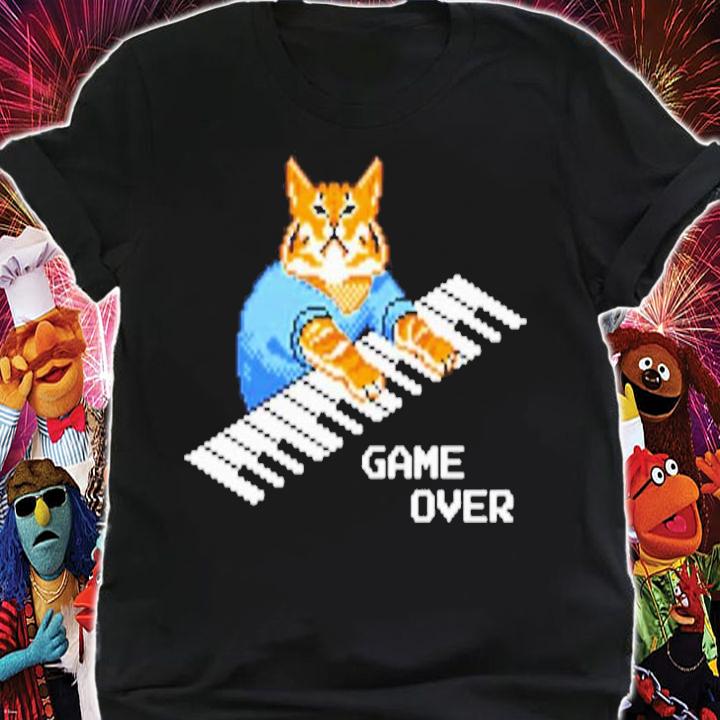 Roy IT Crowd Game Over Cat Keyboard Shirt t-shirt shirt