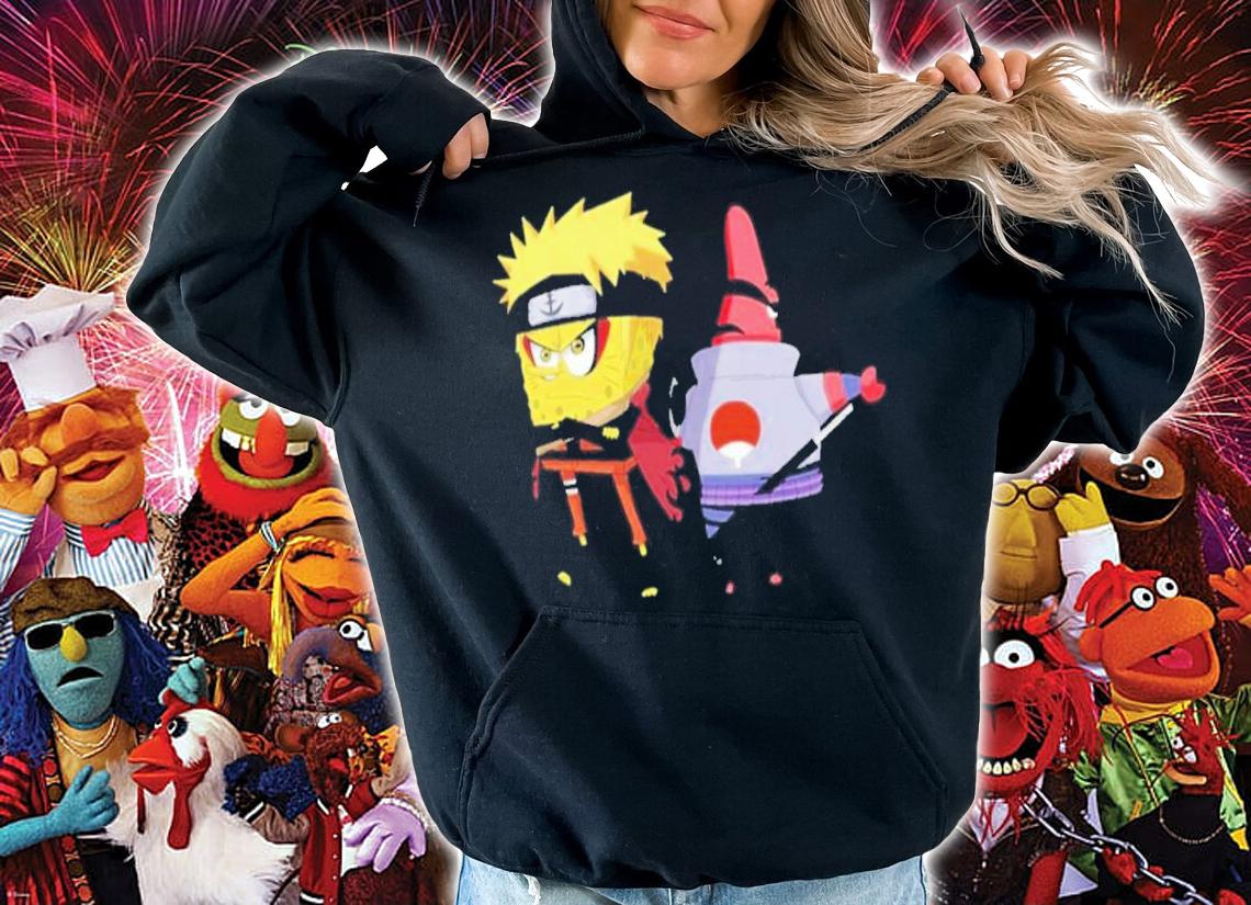 Spongebob Naruto Patrick Uchiha Shirt t-shirt