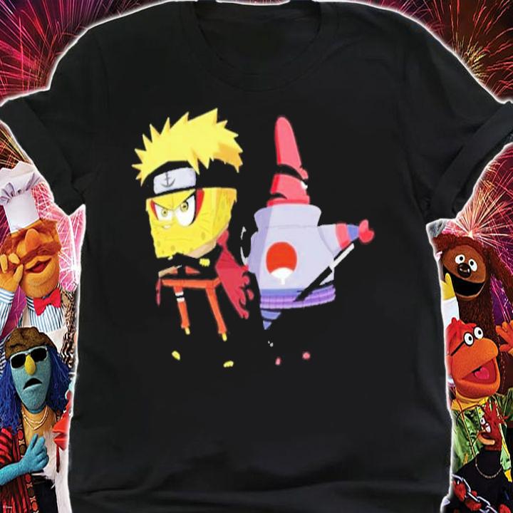 Spongebob Naruto Patrick Uchiha Shirt t-shirt
