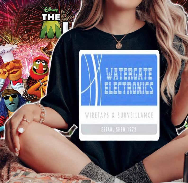 Watergate Electronics Wiretaps And Surveillance T-Shirt t-shirt woman shirt