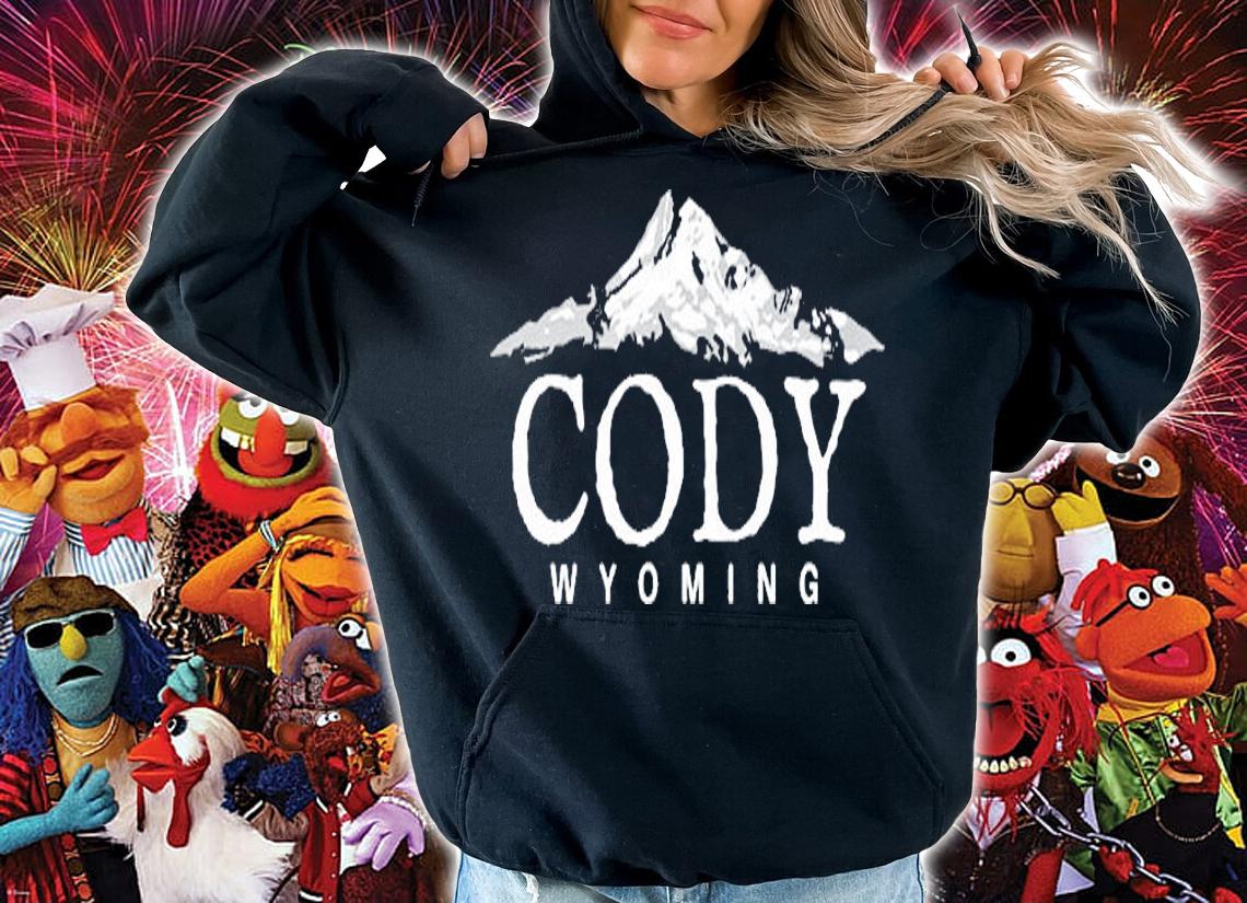Cody Wyoming Cool Mountain Town T-Shirt hoodie