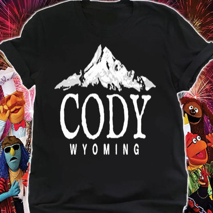 Cody Wyoming Cool Mountain Town T-Shirt shirt