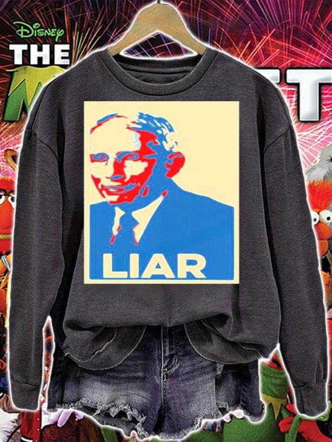 Fauci Liar Liz Churchill Shirt sweatshirt