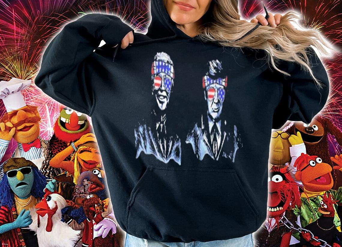 Hot president Joe Biden Vs Trump Portraits T-shirt hoodie