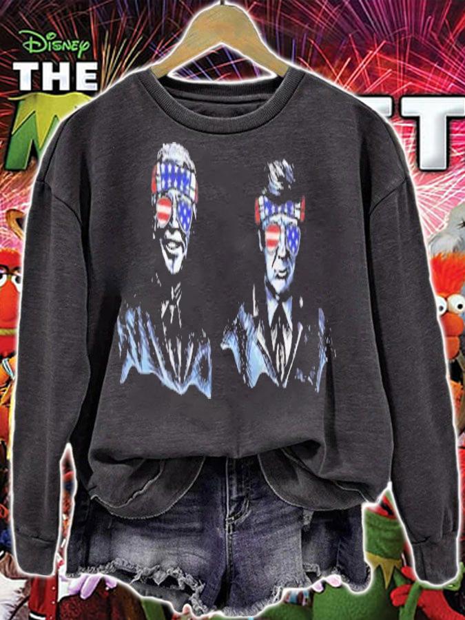 Hot president Joe Biden Vs Trump Portraits T-shirt sweatshirt