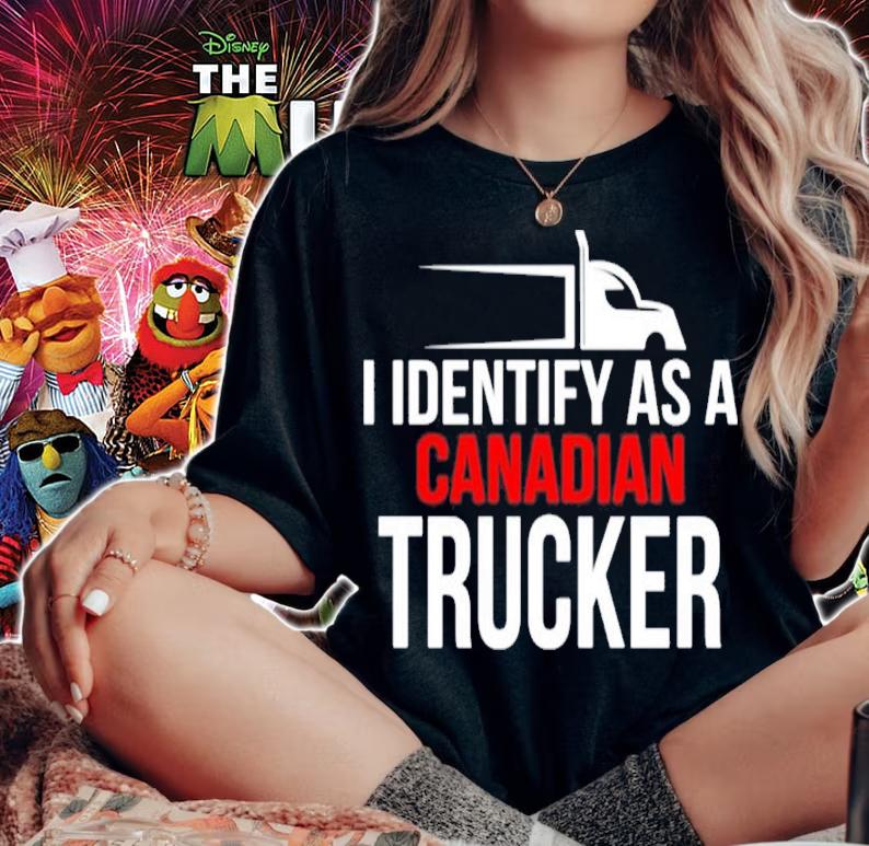 I Identify As A Canadian Trucker 2022 Shirt
