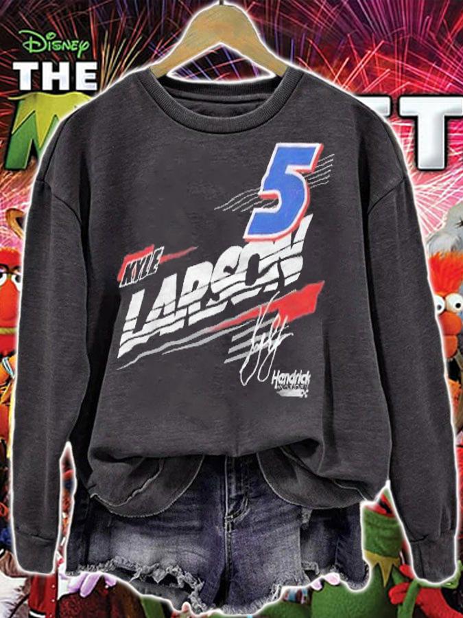 Kyle Larson 5 Hendrick signature T-shirt sweatshirt