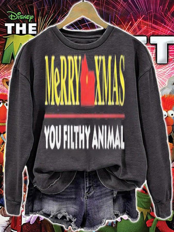 Merry Xmas You Filthy Animal Essential t-shirt sweatshirt