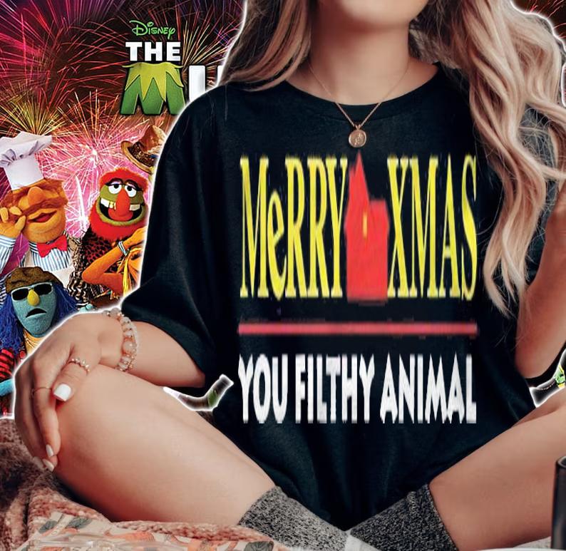 Merry Xmas You Filthy Animal Essential t-shirt woman shirt