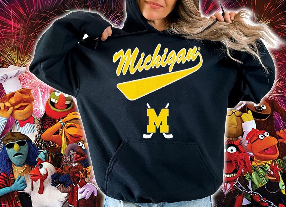 Michigan Hockey Script T-Shirt hoodie