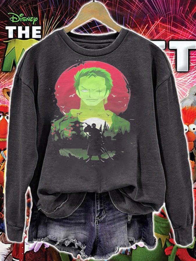 One Piece Roronoa Zoro Japanese style T-shirt