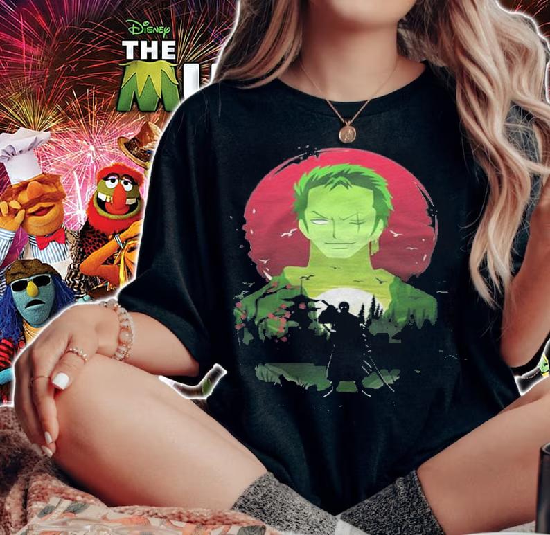 One Piece Roronoa Zoro Japanese style T-shirt