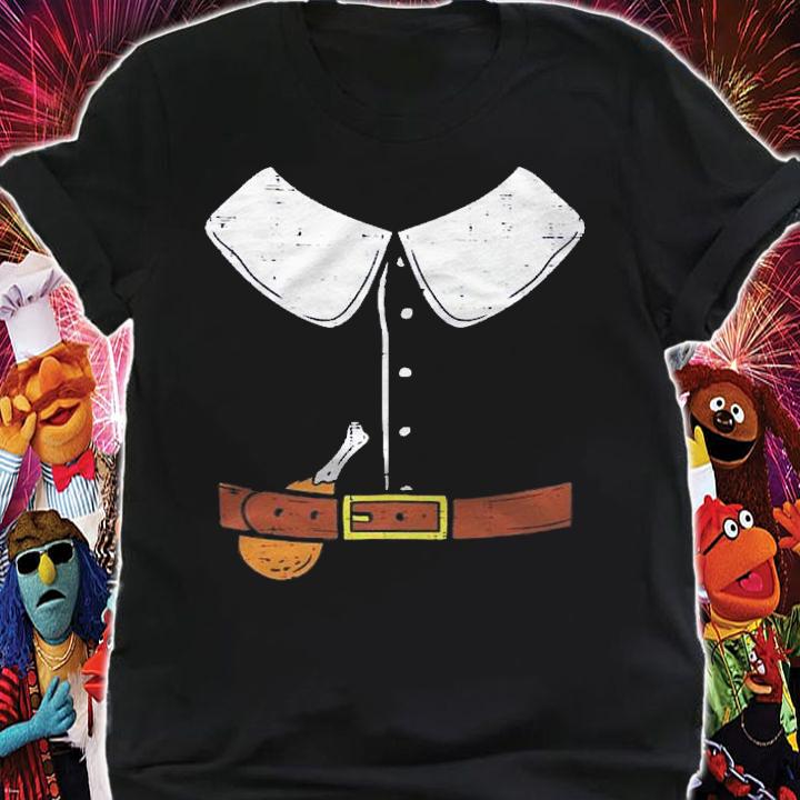 Pilgrim Costume Halloween Funny Boys Kids Men Shirt