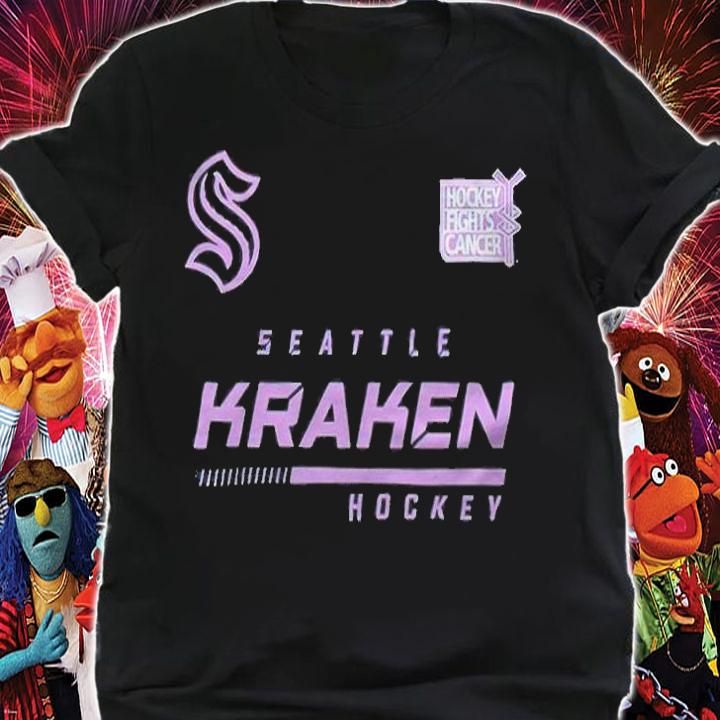 Seattle Kraken Hockey Fights Cancer T-shirt shirt