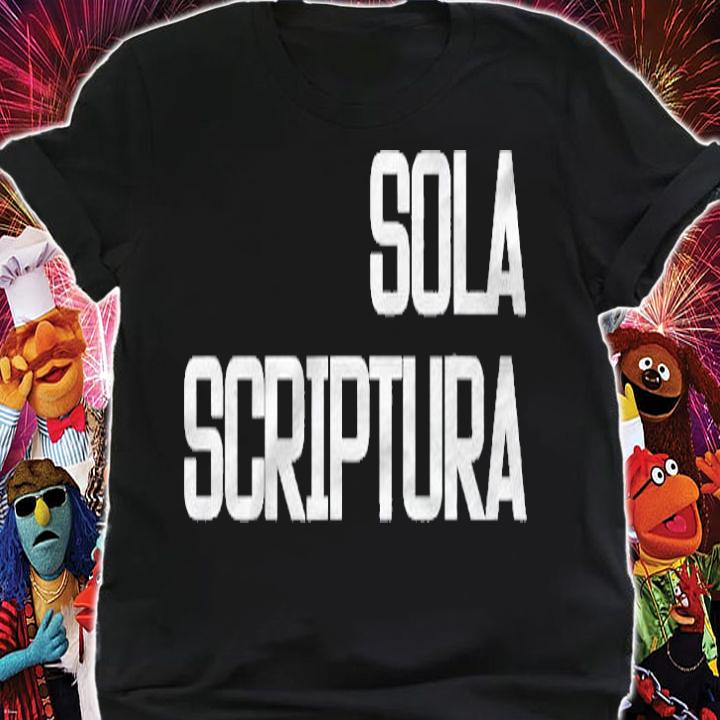 Sola Scriptura Scripture Alone Latin Shirt shirt