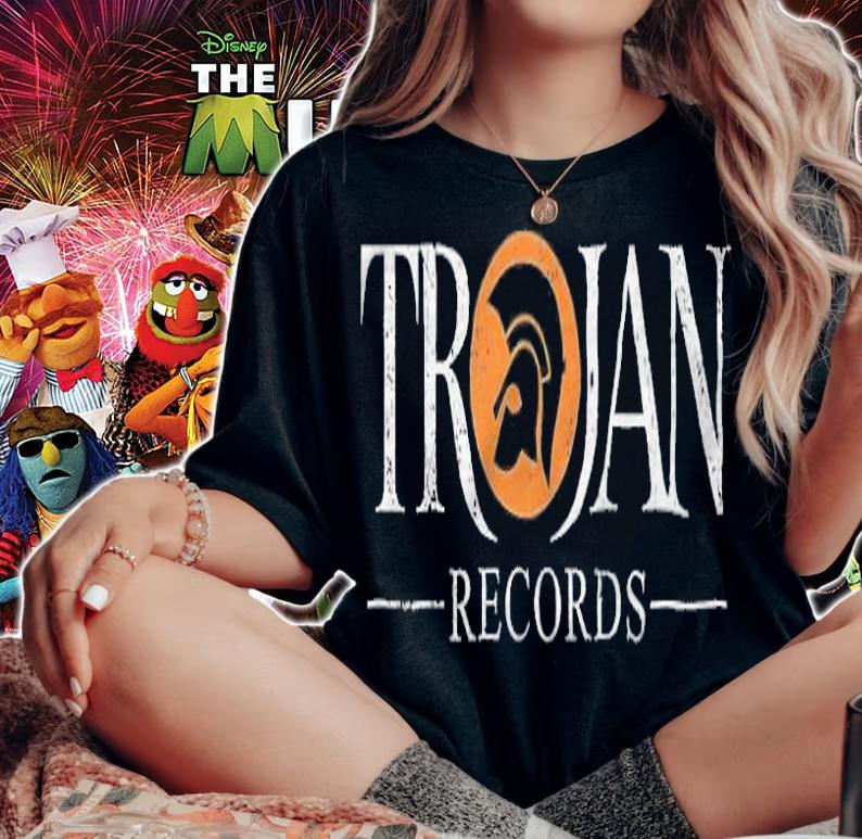 Trojan Records logo T-shirt woman shirt