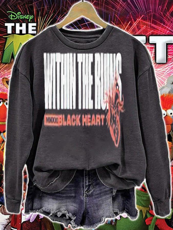 Within the Ruins Black Heart T-shirt