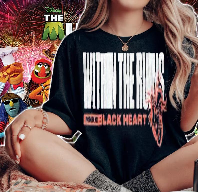 Within the Ruins Black Heart T-shirt
