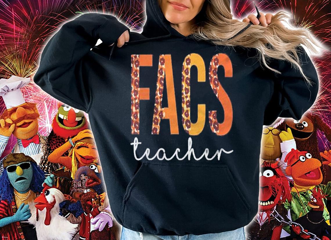 Facs Teacher Leopard Cute Fall Autumn Thanksgiving Shirt hoodie