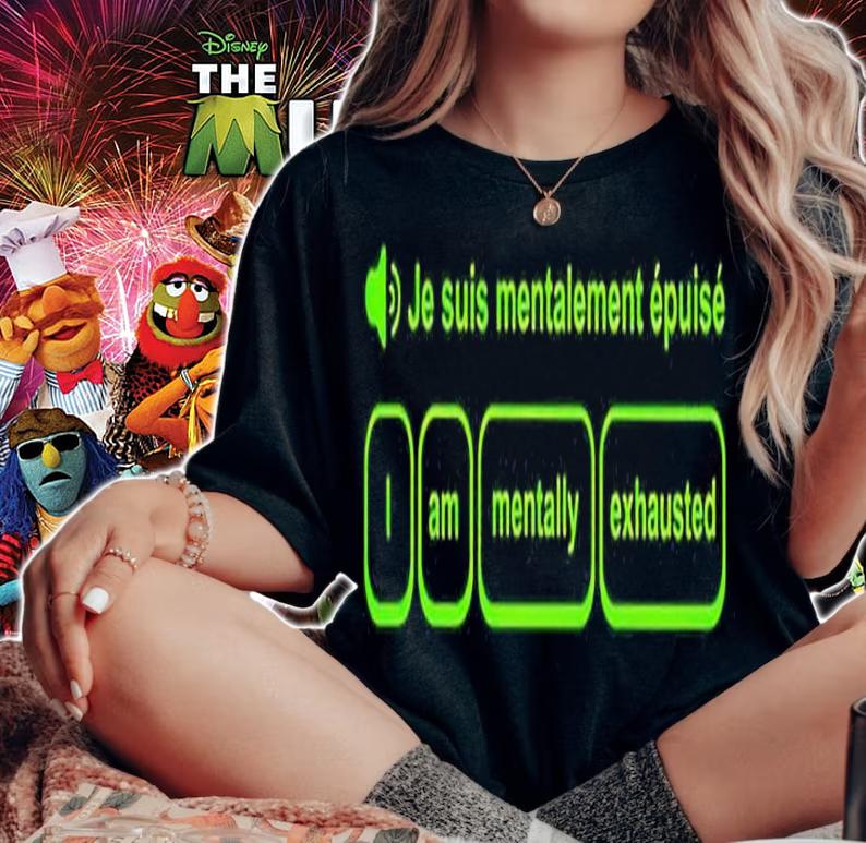 Je suis mentalement epuise shirt