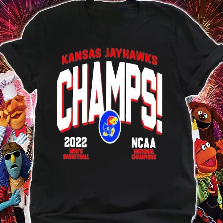 Kansas Jayhawks Champs 2022 Men's Basketball NCAA National Champions shirt