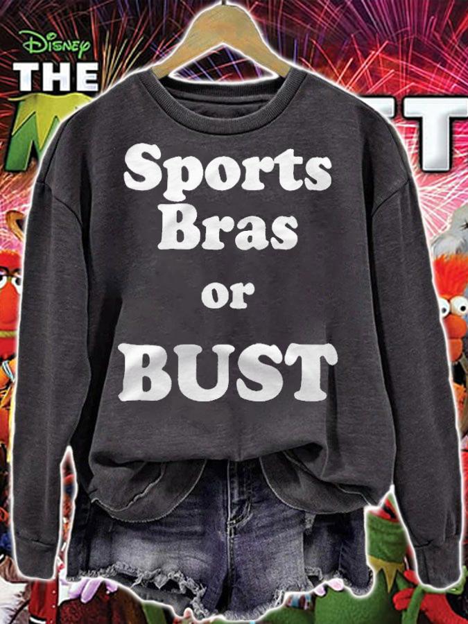 Sports bras or bust T-shirt sweatshirt