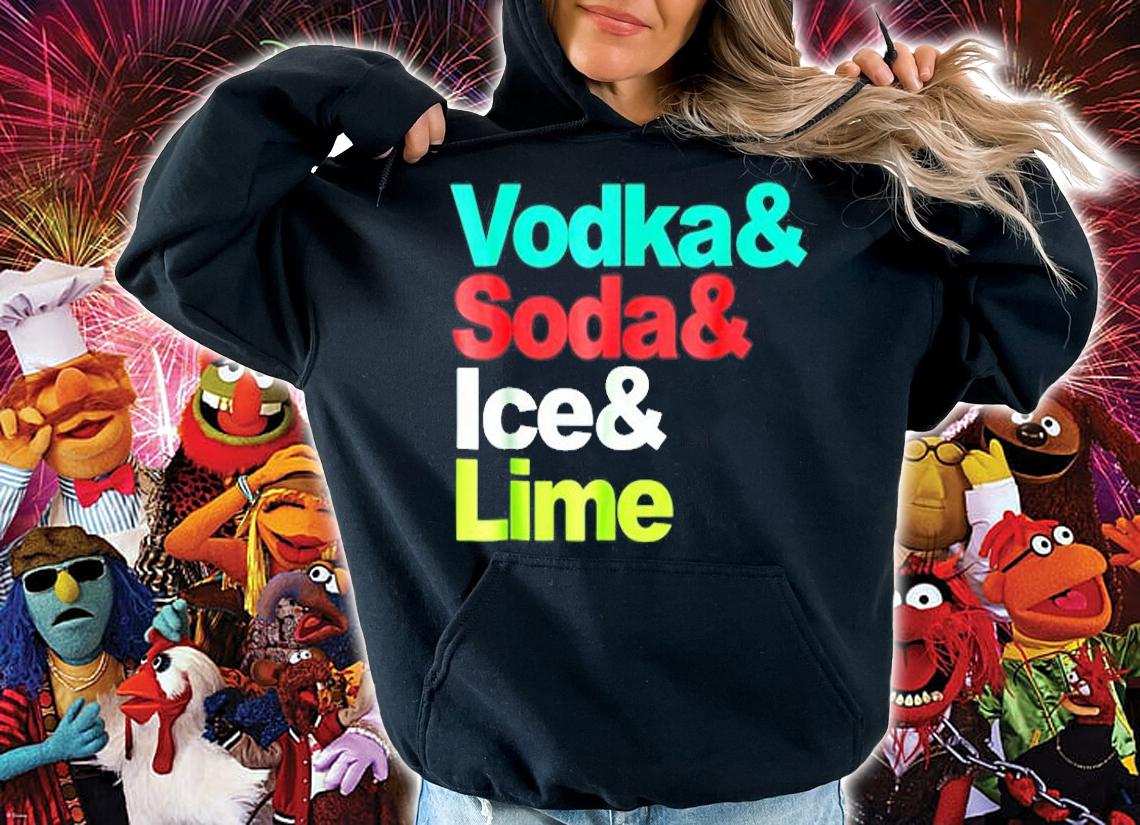 Vodka Soda Ice Lime T-Shirt