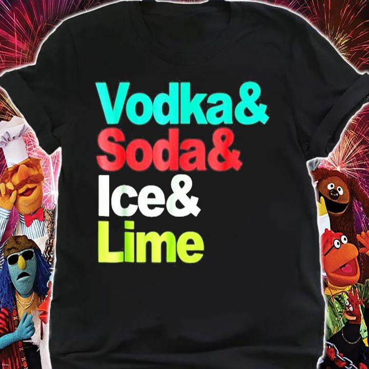Vodka Soda Ice Lime T-Shirt