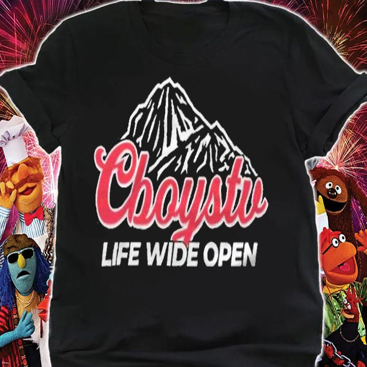 Cboystv life wide open T-shirt shirt