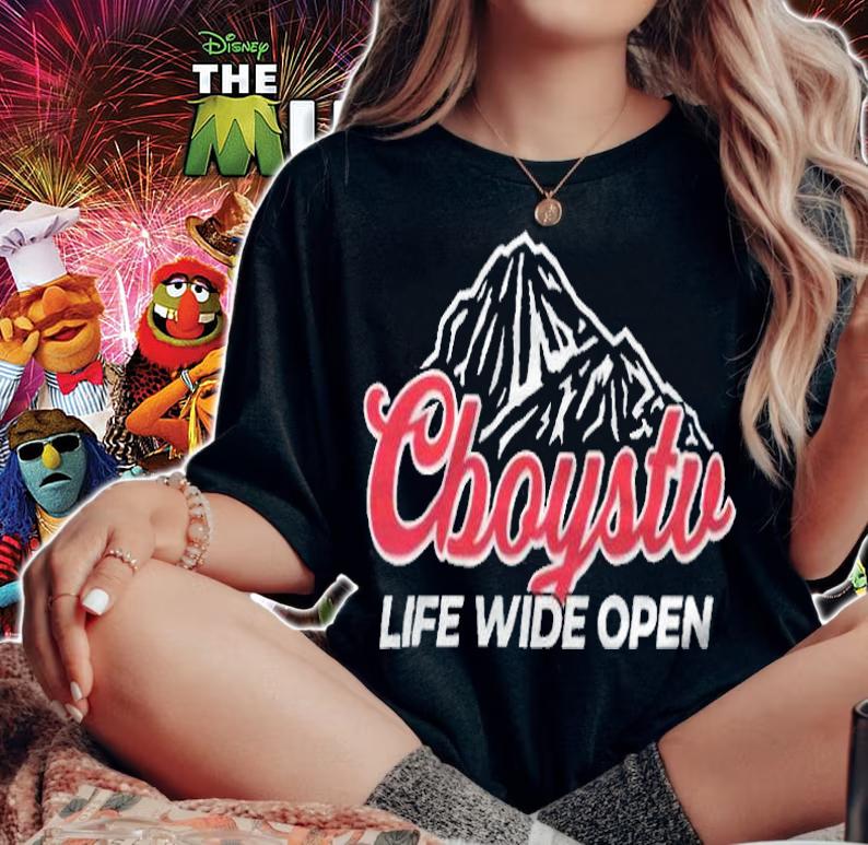 Cboystv life wide open T-shirt woman shirt