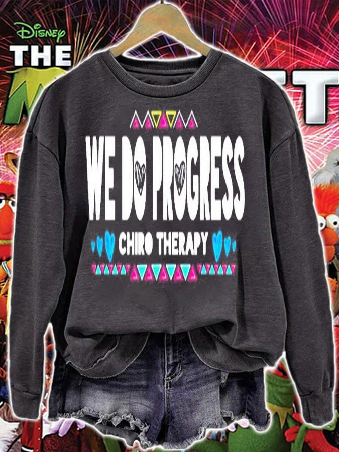 Colorful Chiropractic Adjustment Therapy Gift Chiropractic T-Shirt sweatshirt
