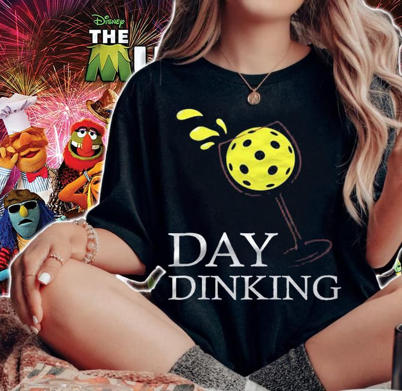 Day Dinking  Funny Pickleball Player Paddleball Lover Shirt woman shirt
