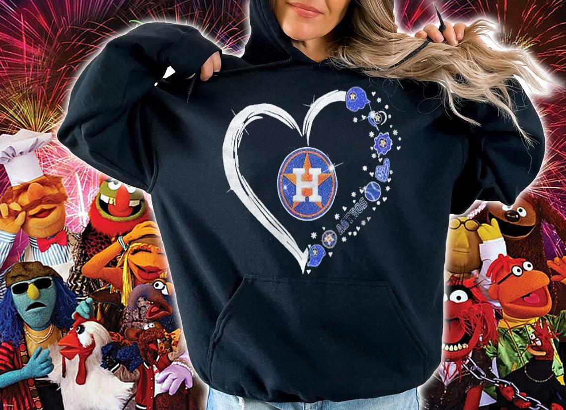 Houston Astros Baseball Team Love Heart Shirt hoodie
