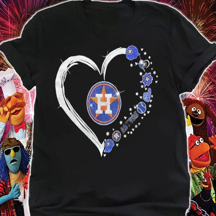 Houston Astros Baseball Team Love Heart Shirt shirt
