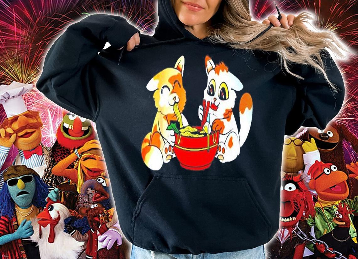 Ramen Noodles Shirt for Kawaii Cat Anime Japanese Food Lover T-Shirt hoodie