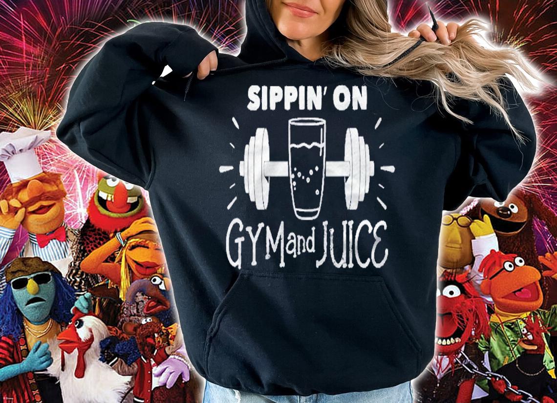 Sippin On Gym & Juice For Men Women Vegan Workout Shirt