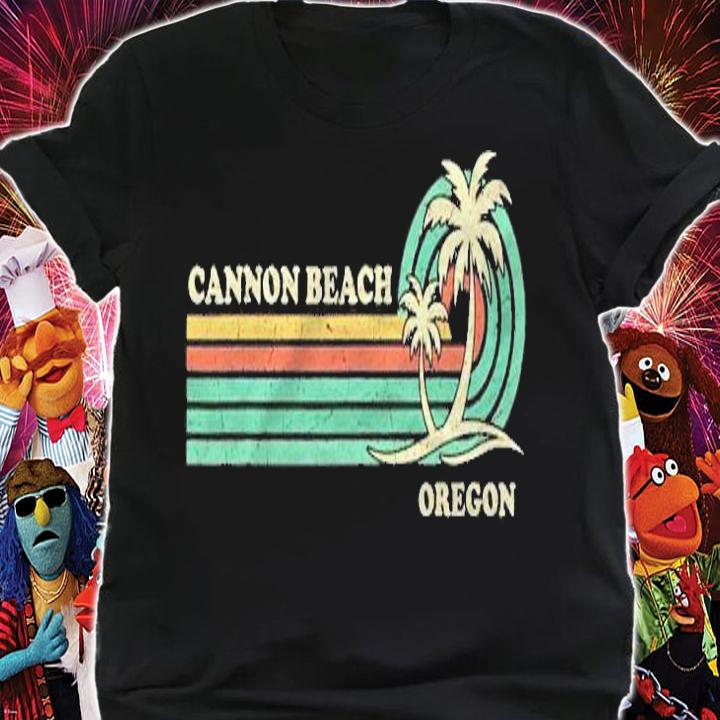 Vintage Retro Summer Vacation Oregon Cannon Beach Shirt